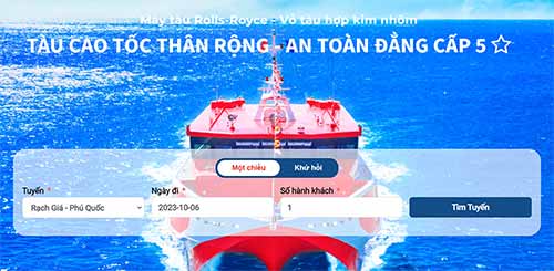 hướng dẫn đặt vé khuyến mãi tàu cao tốc phú quốc express