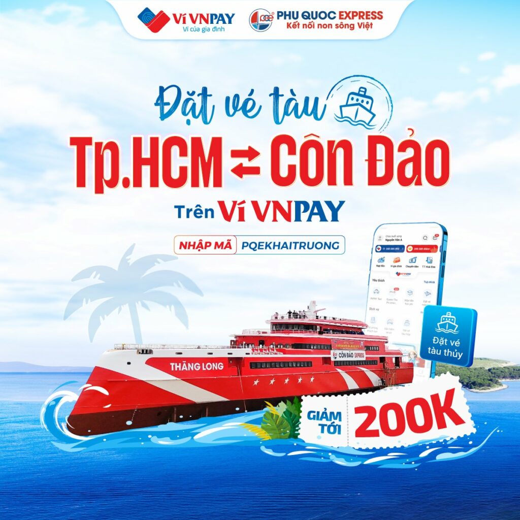 Đặt Vé Siêu Tàu Thăng Long Trên Ví VNPAY