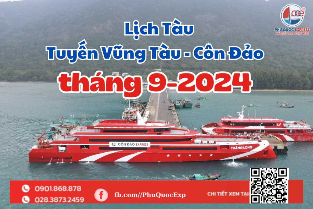 uyến Vũng Tàu-Côn Đảo tháng 9-2024